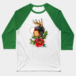 Deer Lady Baseball T-Shirt